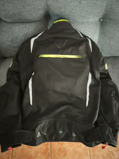 Chaqueta de moto Octane negra talla L - miniatura 3