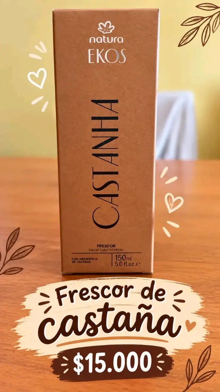 Perfume Natura Ekos Castanha 150ml