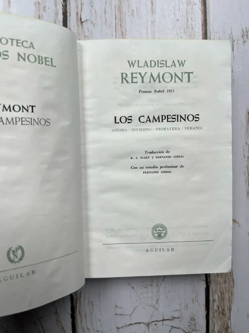 'Los Campesinos' de Wladislaw Reymont Ed. Aguilar - 3