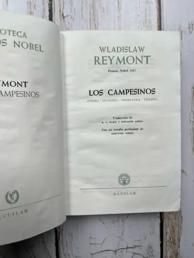 'Los Campesinos' de Wladislaw Reymont Ed. Aguilar - miniatura 3