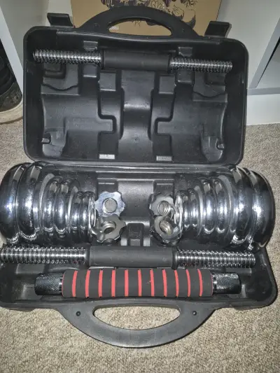 Set de pesas ajustables con maletín - miniatura 4