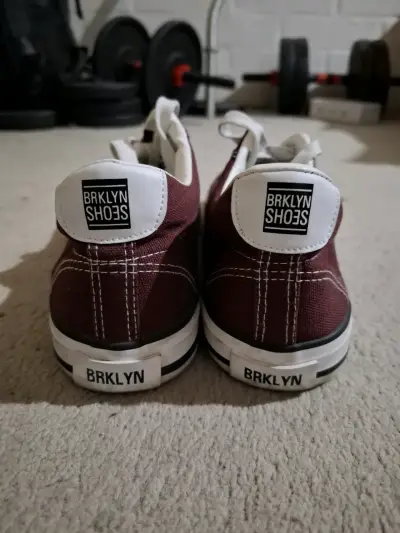 Zapatillas urbanas burdeos BRKLYN talla 45 - miniatura 3