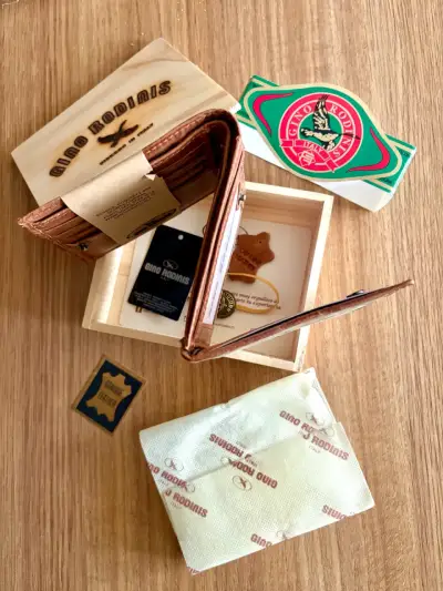 Billetera Massimo 812 Verde Olivo 100% cuero - miniatura 4