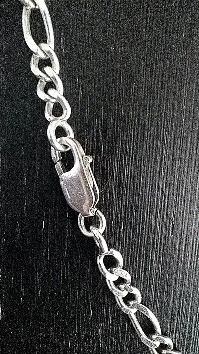 Cadena de plata estilo Figaro - miniatura 4