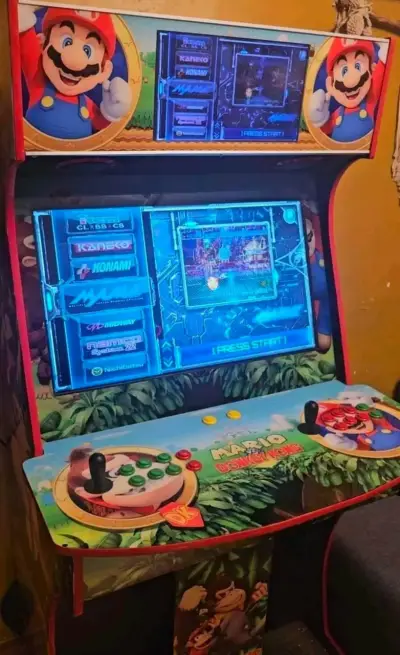Máquina Arcade Retro Super Mario y Donkey Kong - miniatura 2