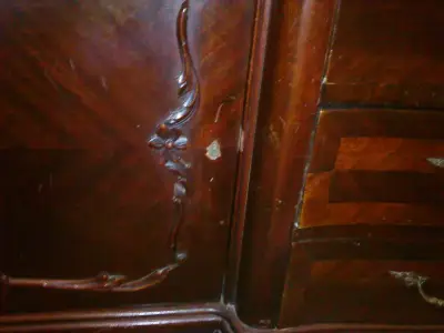 Comedor completo con 6 sillas más buffet estilo - miniatura 2