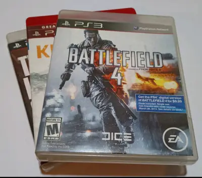 PS3 Killzone 3, Battlefield 4 y The Last Of Us - miniatura 2