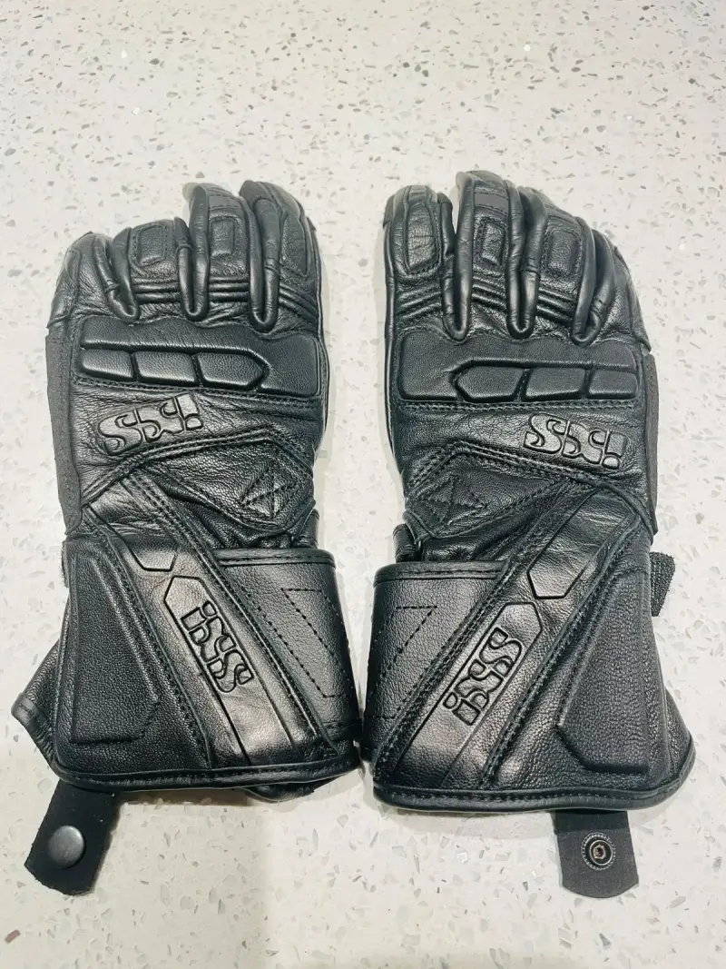 Guantes de moto de cuero mujer