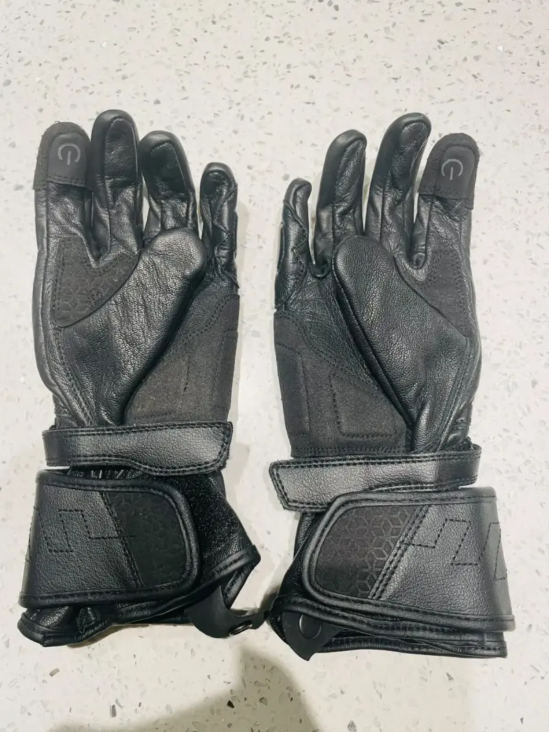 Guantes de moto de cuero mujer - 2