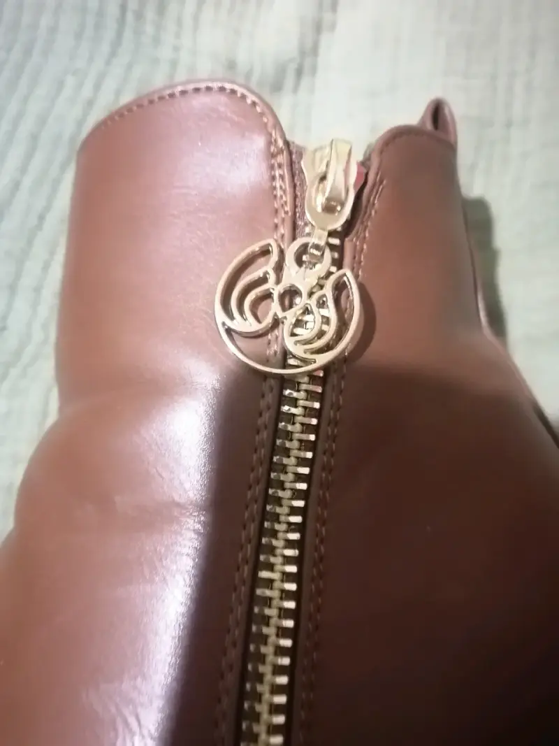 Botines de mujer marrón con tacón Weide - 3