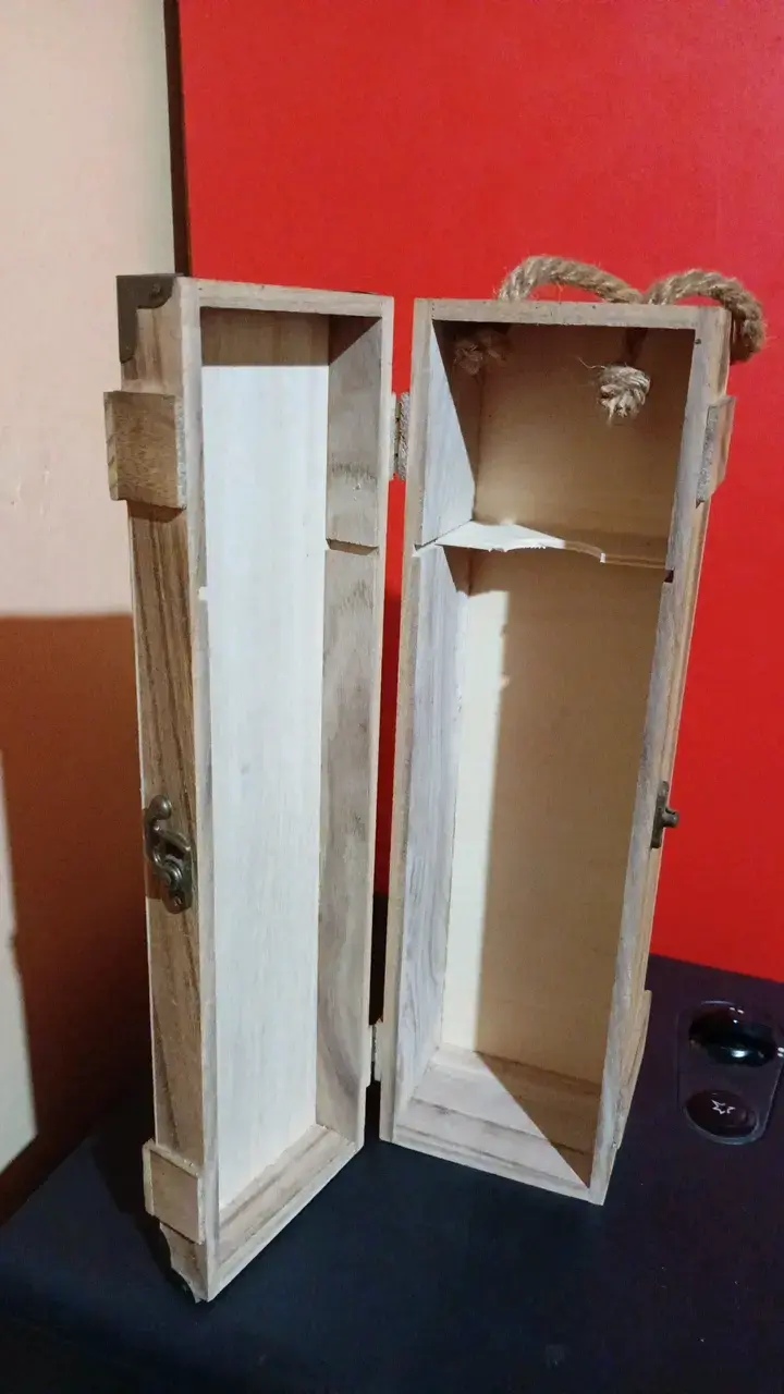 Caja de madera para botellas de vino - 2
