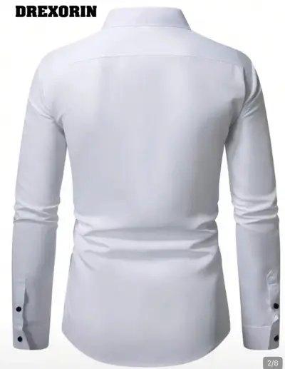 Camisa vaquera blanca y negra estilo western - miniatura 4