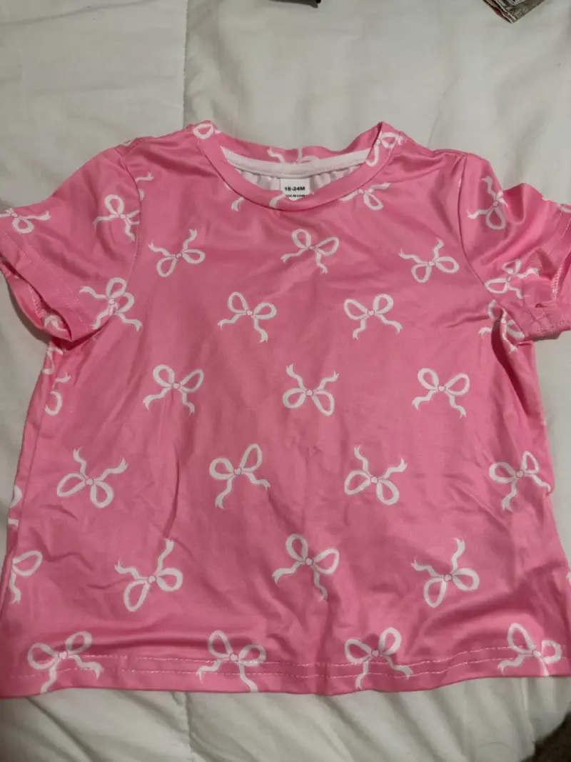 Pack de Poleras Infantiles con Estampados shein - 3