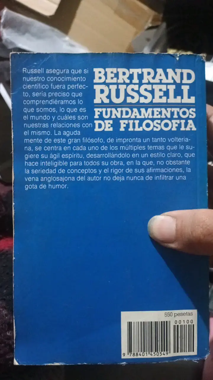 Fundamentos de Filosofía de Bertrand Russell - 2