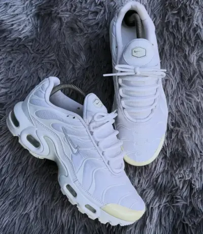 Zapatillas deportivas blancas Nike Air Max tn - miniatura 3