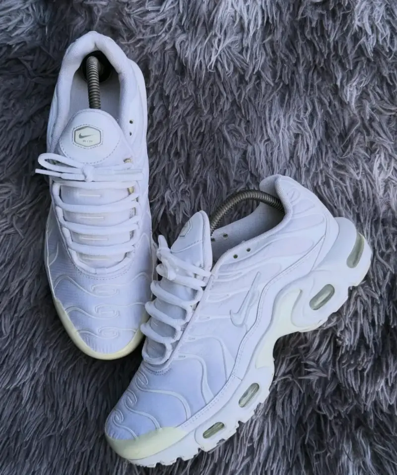 Zapatillas deportivas blancas Nike Air Max tn - 4