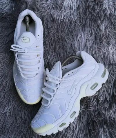Zapatillas deportivas blancas Nike Air Max tn - miniatura 4
