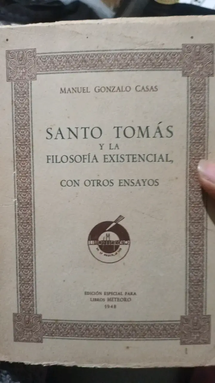 Santo Tomás y la Filosofía Existencial - 1