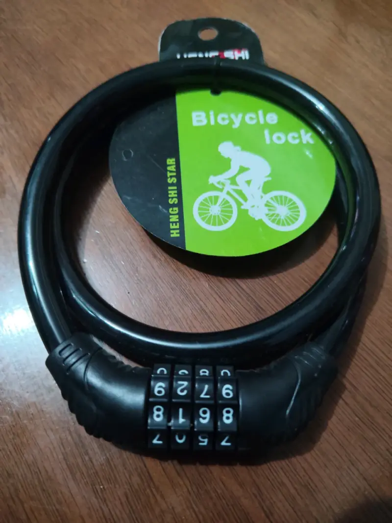 Candado de Bicicleta con Combinación Heng Shi Star