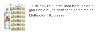 Etiquetas para botellas dibujo de granja 10 piezas - miniatura 2