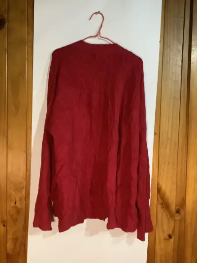 Cárdigan rojo de mujer Old Navy - miniatura 2