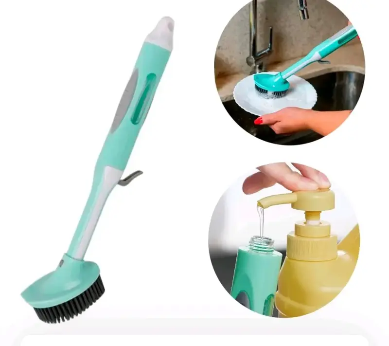 Cepillo de Limpieza Multifuncional con Dispensador - 4