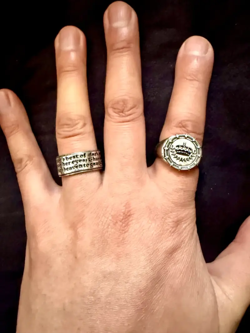Pack De 4 Anillos Asos Design Plateado Pulido - 3