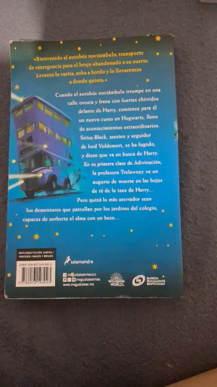 Libro Harry Potter y el Prisionero de Azkaban de J.K. Rowling - 2