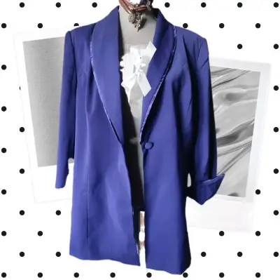 Blazer morado mujer, semi formal - miniatura 1