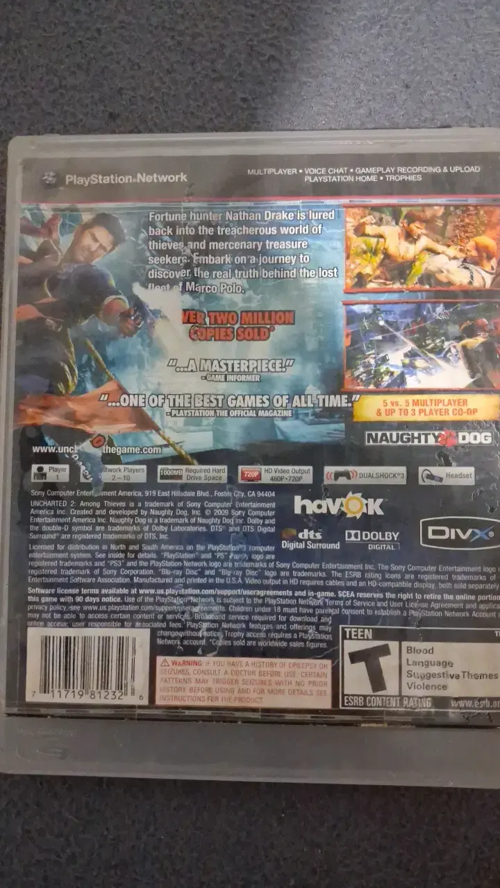 Juego PS3 Uncharted 2 Among Thieves - 2
