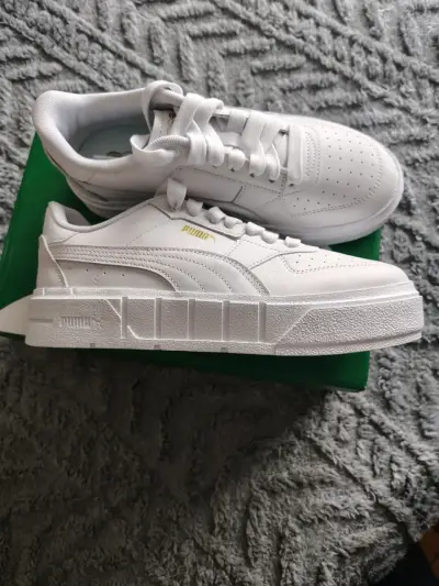Zapatillas blancas Puma Cali Court para mujer - miniatura 1