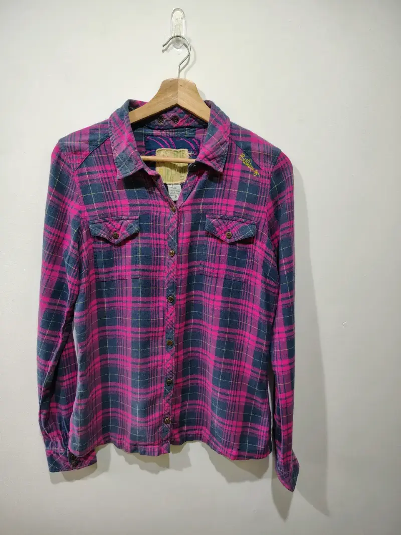 Camisa de franela a cuadros para mujer - 2