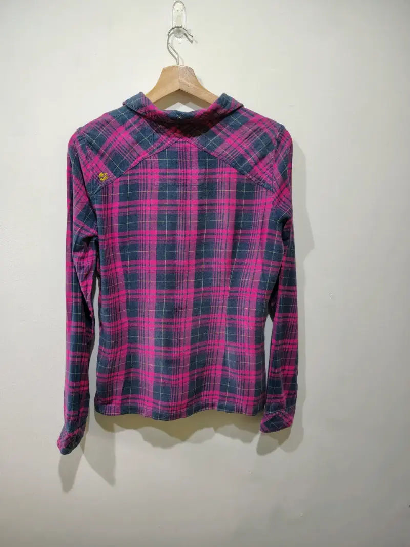 Camisa de franela a cuadros para mujer - 3