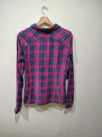 Camisa de franela a cuadros para mujer - miniatura 3