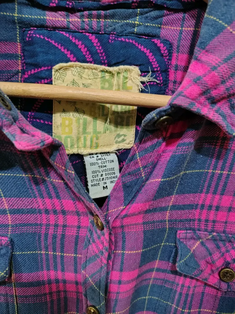 Camisa de franela a cuadros para mujer - 4
