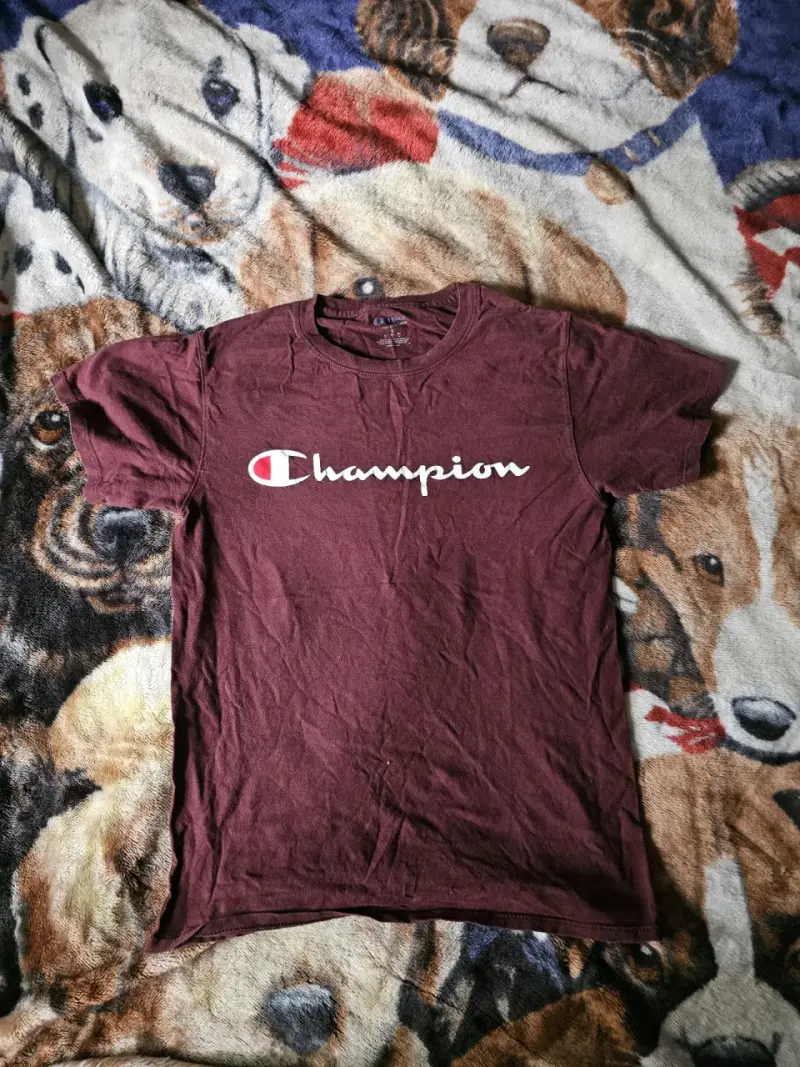Polera Champion burdeos para hombre