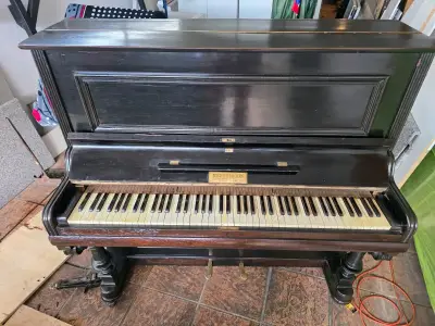 Piano vertical antiguo Mendelsohn Berlín - miniatura 2