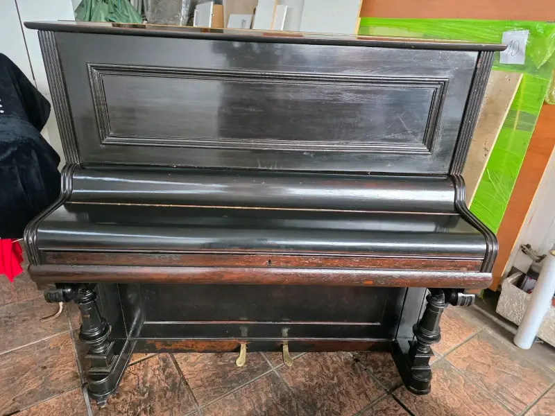 Piano vertical antiguo Mendelsohn Berlín - 5