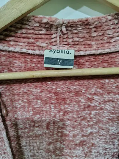 Cardigan de punto rosa Sybilla talla M - miniatura 2