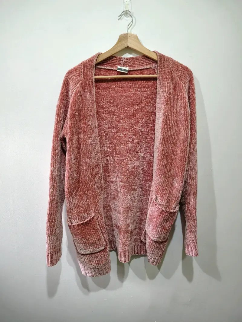 Cardigan de punto rosa Sybilla talla M - 3