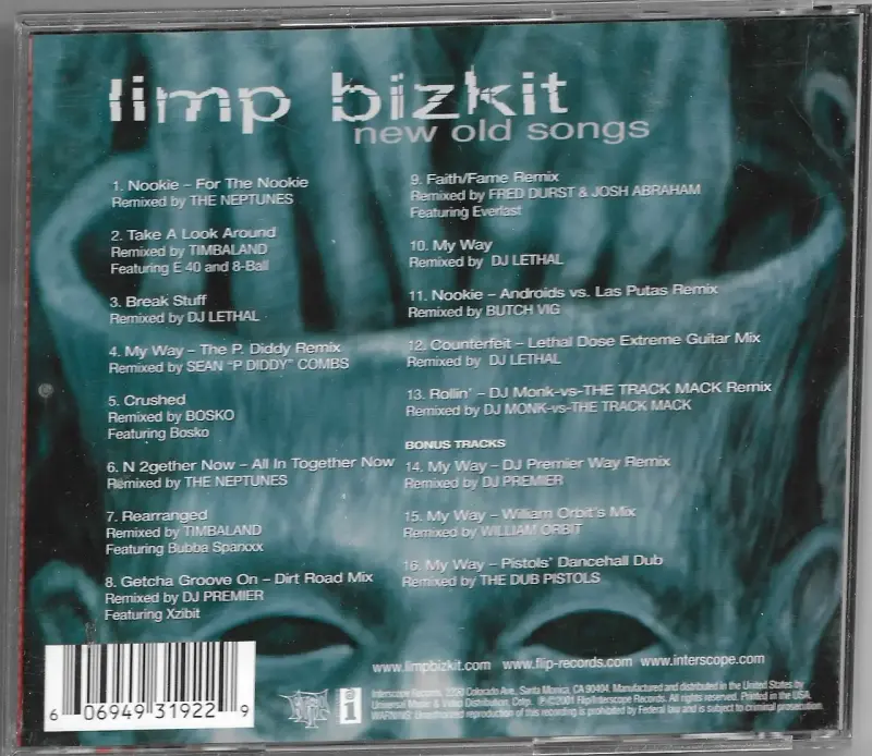 Limp Bizkit - New Old Songs (CD) - 2