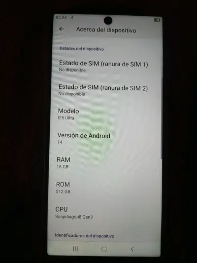 Smartphone I25 Ultra con 16GB RAM y Snapdragon - miniatura 2