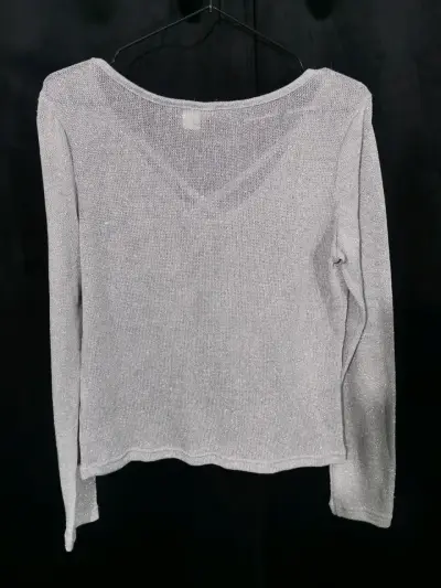 Sweater gris platinado H&M - miniatura 3