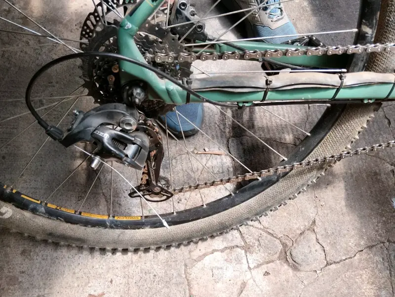 Bicicleta de montaña Cube Aim Pro verde - 3