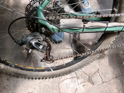 Bicicleta de montaña Cube Aim Pro verde - miniatura 3