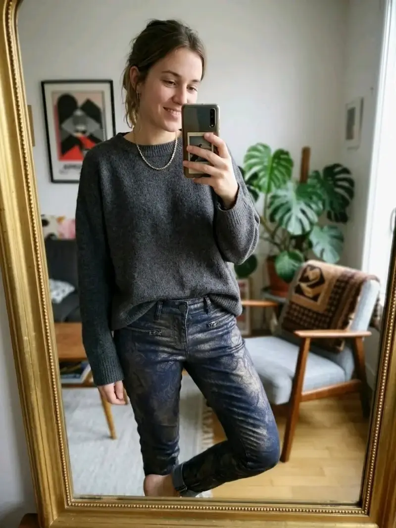 Jeans Skinny Cimarron Paris Talla 26 - 2