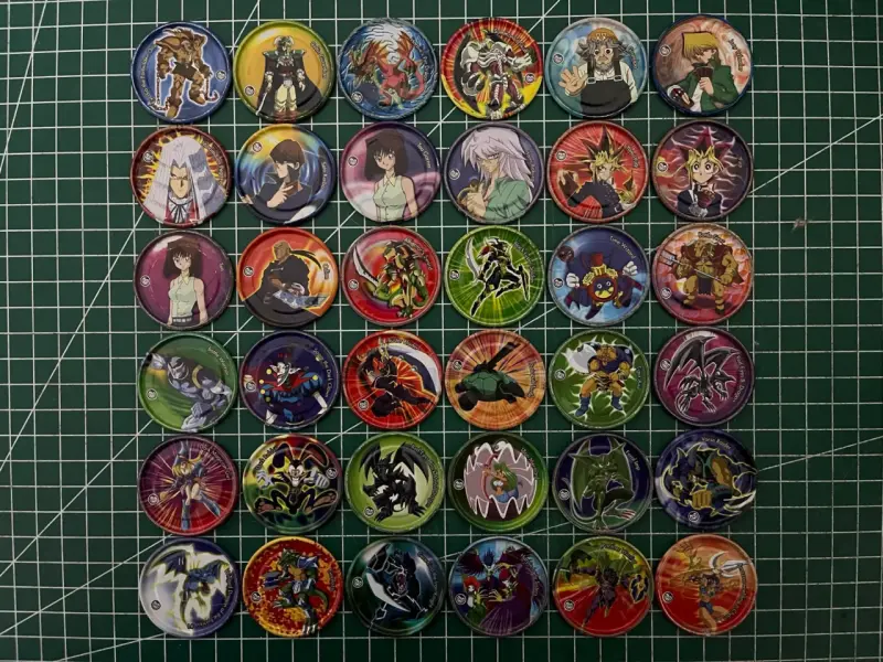 Colección de tazos de Yu-gi-oh 36/60 - 1