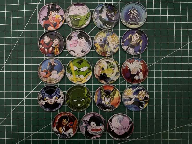 Colección de tazos Dragon Ball Z Metalix 19/60 - 1
