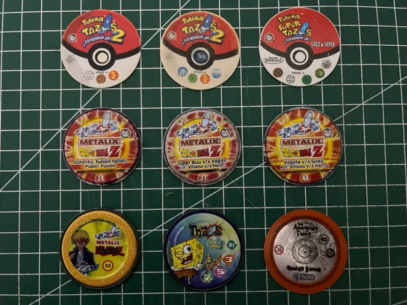 Colección de tazos Pokémon y Dragon Ball - 2