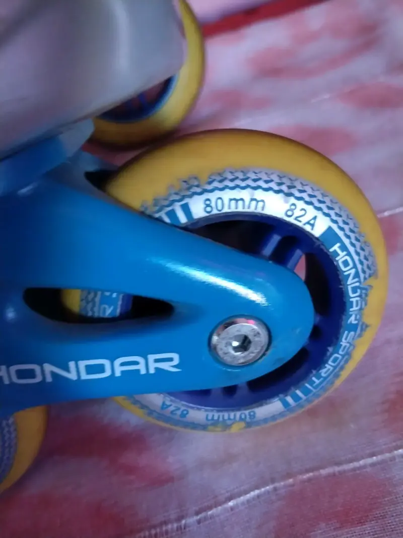 Patines en línea Hondar azules con ruedas 80mm - 4
